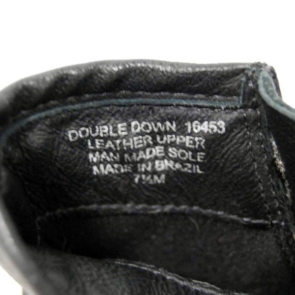 Matisse Black Leather Ankle Booties Size 7.5m - Picture 5 of 5